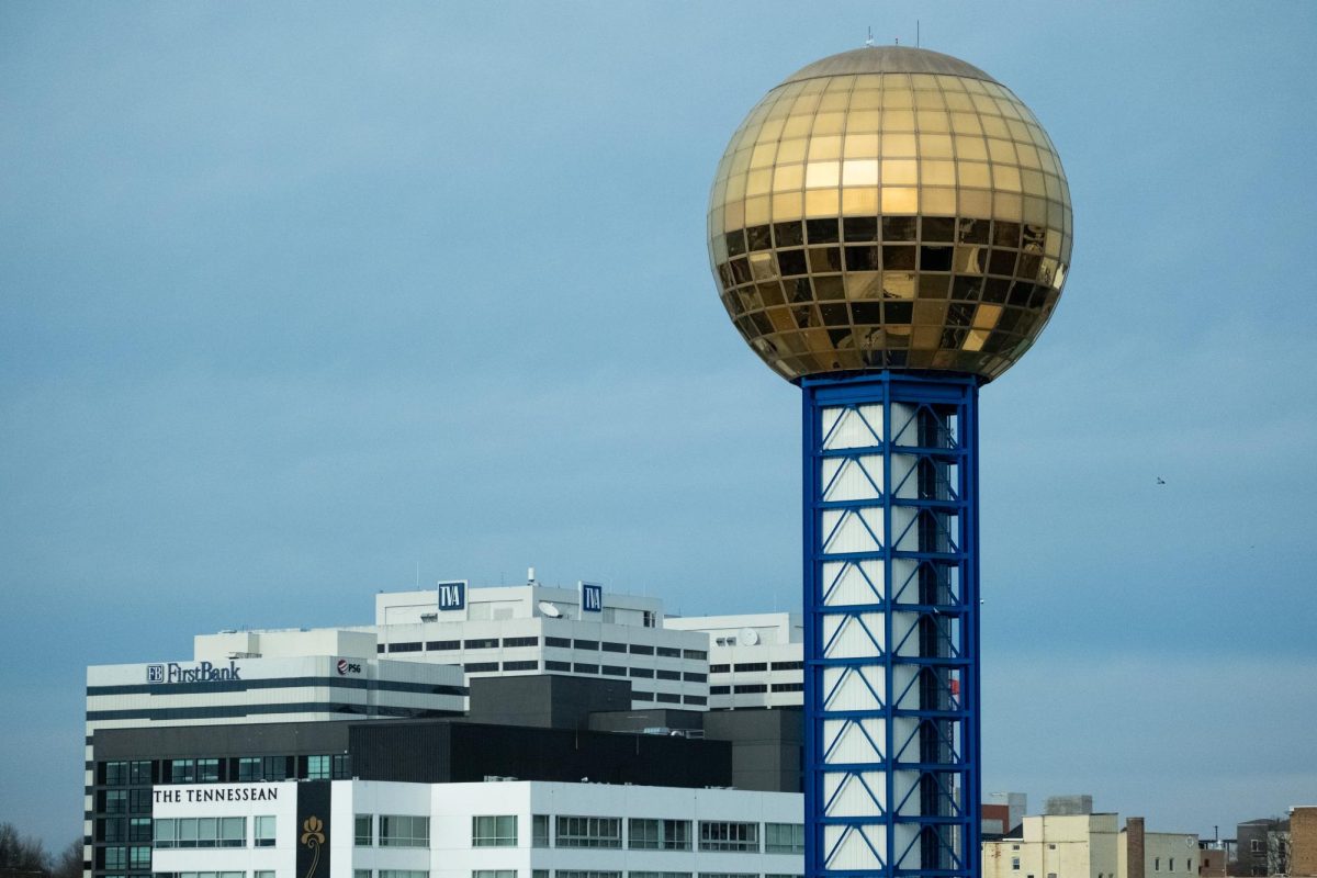 The Sunsphere in downtown Knoxville.