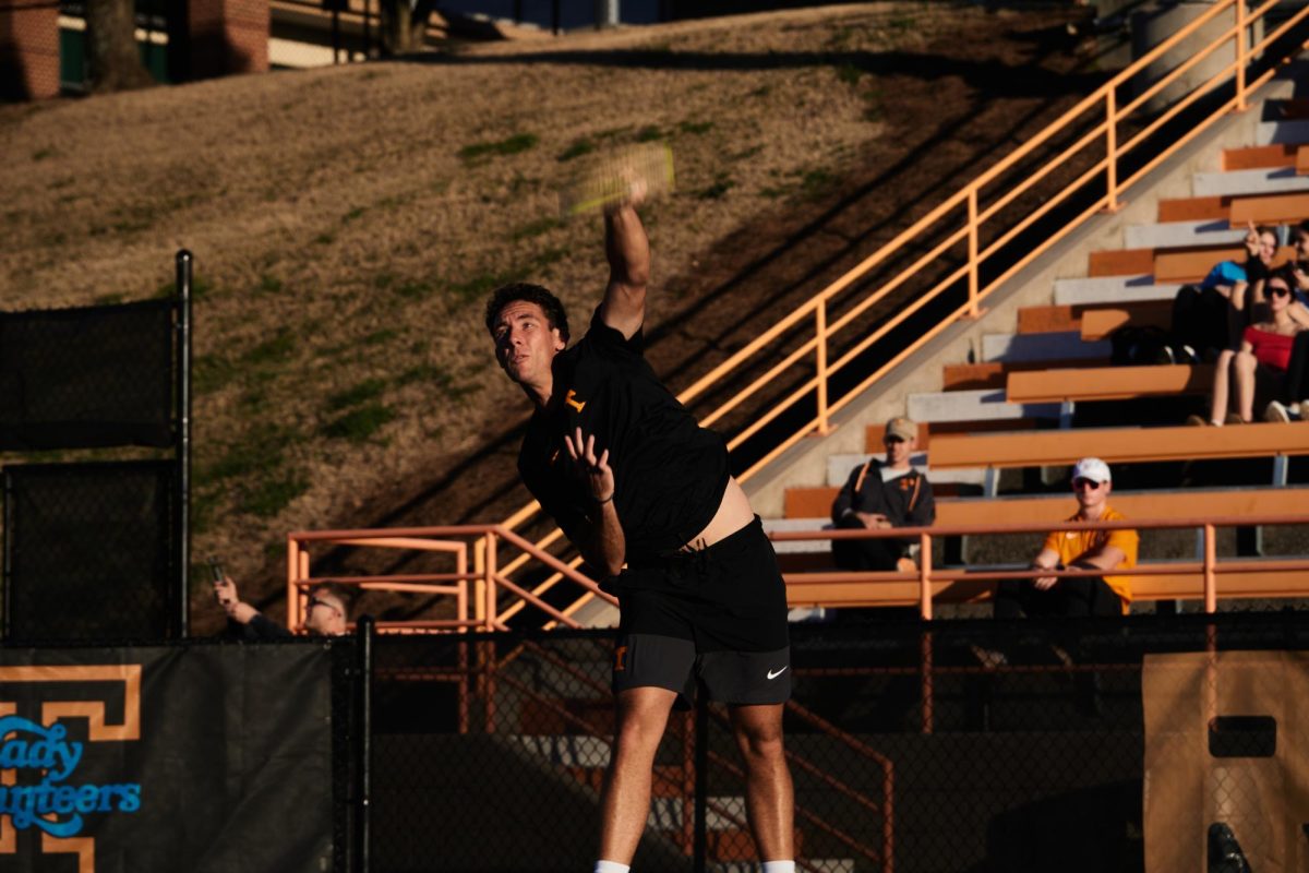 Tennessee men's tennis faces Auburn at Barksdale Stadium. Friday, Feb. 27, 2026.