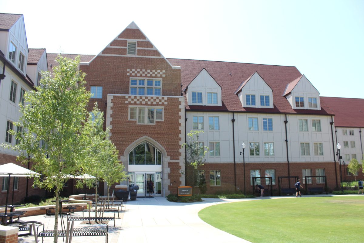Magnolia Hall, opened in 2019. houses freshman.