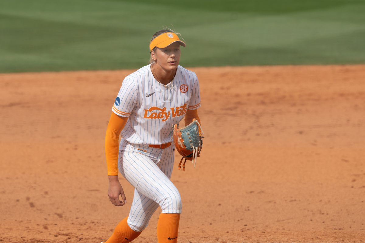 Karlyn Pickens (23) prepares to pitch against Virginia in the NCAA Regionals at Sherri Parker Lee Stadium. Saturday, May 16, 2026.