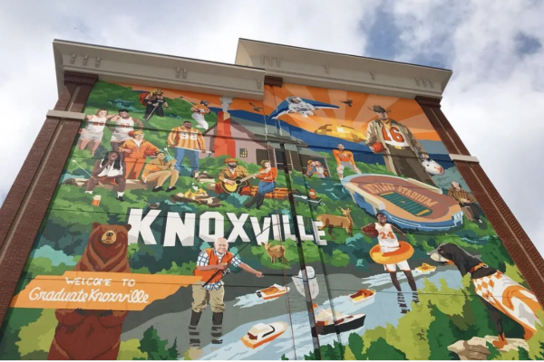 Kipper Millsap designed the Rocky Top Reunion Mural.